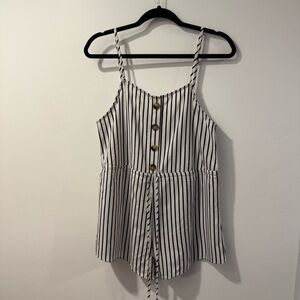 SHEIN Striped Romper